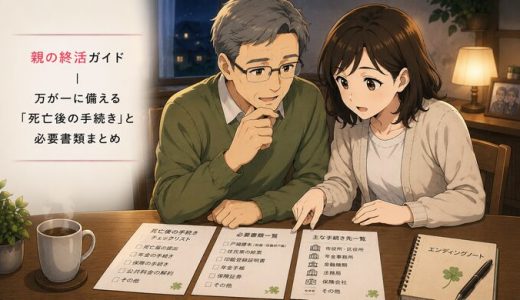 親の死後に必要な手続きの流れとは？子世代がパニックにならないための終活準備ガイド