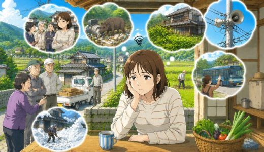 田舎暮らしはストレスフリーなんて、どこをどう見たらそう感じるのだろうか？現実はそんなに甘くない！