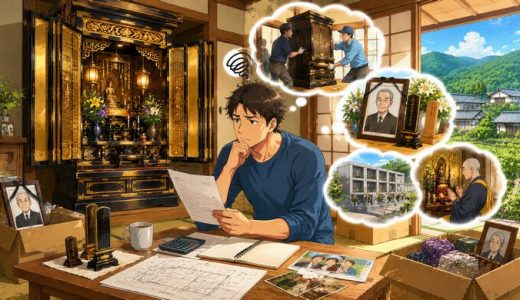 【実家じまいの難問】はめ込み式の巨大な仏壇は撤去していい？位牌・遺影の移動タイミングとこれからの供養の現実解
